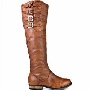 Steve Madden Miidori Leather Riding Boots Women's 9